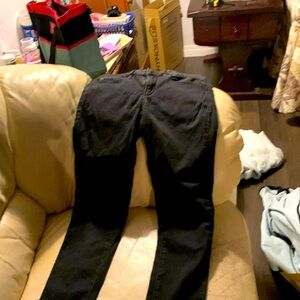 Black womens Garage brand skinny jeans